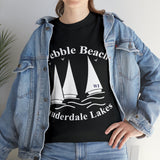 Pebble Beach Subdivision on Lauderdale Lakes, WI Unisex Heavy Cotton Tee Tshirt