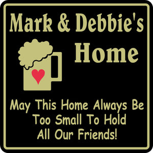 New Personalized Sign Custom Name Home Decor Family Bar Pub Gift #38