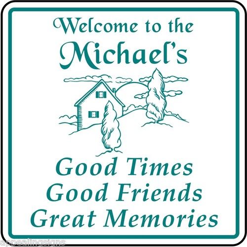 New Personalized Custom Name Welcome Home House FamilyDecor Plaque Sign #3