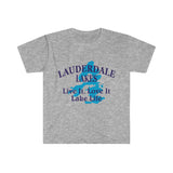 Lauderdale Lakes, WI Lake Life Unisex Softstyle T-Shirt