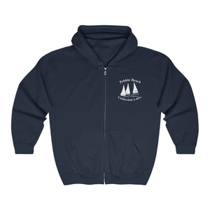 Pebble Beach Subdivision on Lauderdale Lakes, WI Unisex Heavy Blend™ Full Zip Hooded Sweatshirt