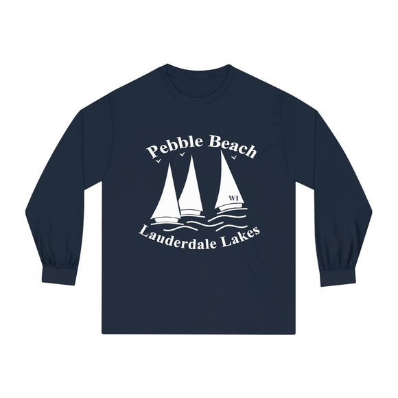 Pebble Beach Subdivision on Lauderdale Lakes Unisex Classic Long Sleeve T-Shirt