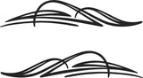Flames Vinyl Car Truck Decals Pinstriping # 1 Graphics Boat Golf Cart Stickers