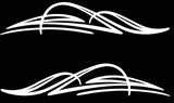 Flames Vinyl Car Truck Decals Pinstriping # 1 Graphics Boat Golf Cart Stickers