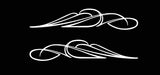 Flames Vinyl Car Truck Decals Pinstriping # 2 Graphics Boat Golf Cart Stickers
