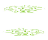 Flames Vinyl Car Truck Decals Pinstriping # 4 Graphics Boat Golf Cart Stickers