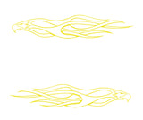 Flames Vinyl Car Truck Decals Pinstriping # 4 Graphics Boat Golf Cart Stickers