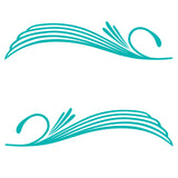 Flames Vinyl Car Truck Decals Pinstriping # 6 Graphics Boat Golf Cart Stickers