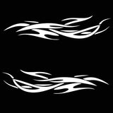 Flames Vinyl Car Truck Decals Pinstriping # 8 Graphics Boat Golf Cart Stickers
