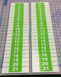 2 Cornhole Scoreboard Bean Bag Baggos Horseshoes Bocce Ball Washers Lime Green