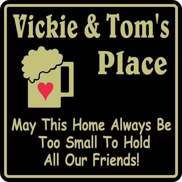 New Personalized Sign Custom Name Home Decor Family Bar Pub Gift #37