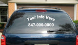 (1) 2 Line Back (2) 2 Line Side Truck Car Vehicle Custom Auto Decal