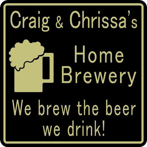 New Personalized Custom Name Home Brewery Bar Craft Beer Pub Sign #36