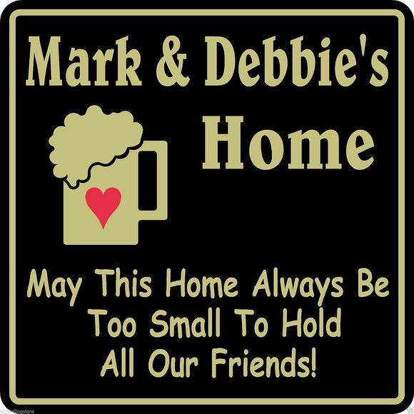 New Personalized Home Decor Sign Custom Name Family Bar Pub Gift #38