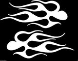 (2) Vinyl Vehicle Graphics Decals Stickers Flames # 6 Custom Auto Truck Colors