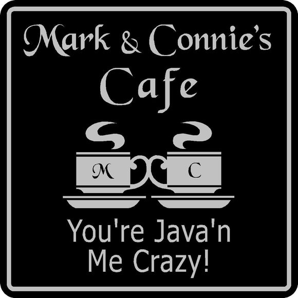 New Personalized Custom Name Coffee Cafe Java Kitchen Restaurant Sign # 2
