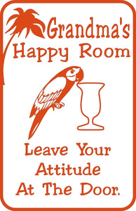 Custom Personalized Happy Room Bar Home Decor Funny Gift Sign