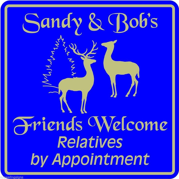 New Personalized Custom Name Welcome Home House Friends Relatives Wall Sign #4