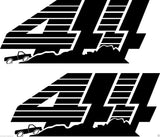 (2) Vinyl Vehicle Graphics Decals Speed Racing # 7 Custom Auto Truck  Asst Color