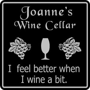 Personalized Custom Name Wine Cellar Tasting  Bar Pub Wall Family Gift Sign #13