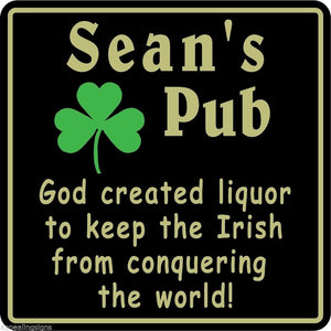 New Personalized Custom Name Irish Pub Bar Beer Home Decor Gift Plaque Sign #5