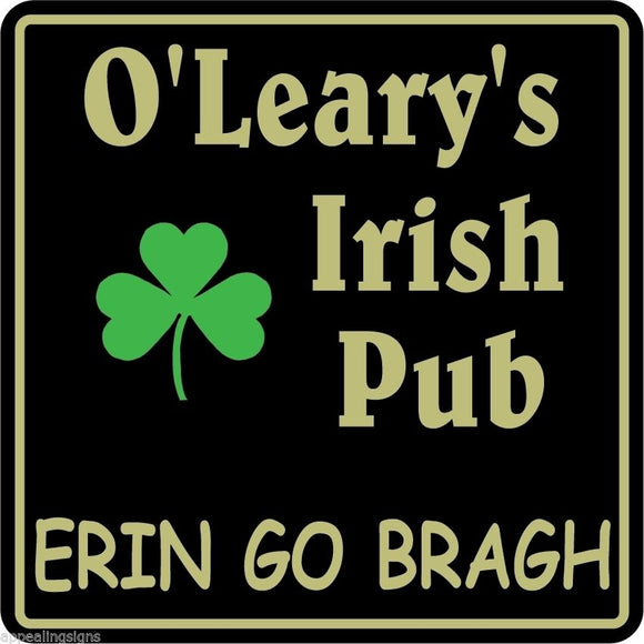 New Personalized Custom Name Irish Pub Bar Beer Home Decor Gift Plaque Sign #7