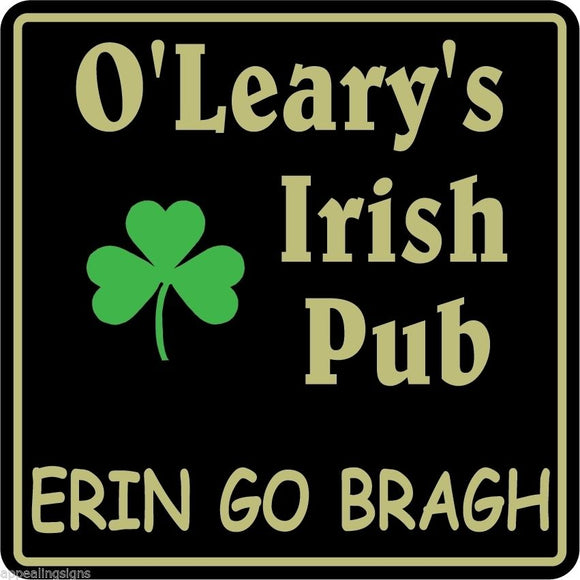 New Personalized Custom Name Irish Pub Bar Beer Home Decor Plaque Sign #7
