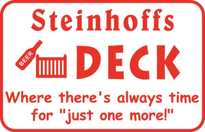 Personalized Custom Name Deck Patio Yard Outdoor Metal Sign Gift #3 Free Ship