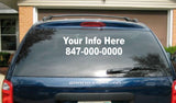 (1) 2 Line Back (2) 2 Line Side Truck Car Vehicle Custom Auto Decal