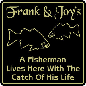 New Personalized Custom Name Fishing Bar Beer Fisherman  Fish Home Gift Sign #15