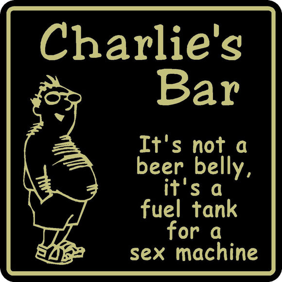 New Personalized Custom Name Beer Belly Sex Machine  Bar Beer Pub Gift Sign #10