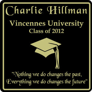 PERSONALIZED GRADUATION GIFT SCHOOL HS COLLEGE SIGN  #7