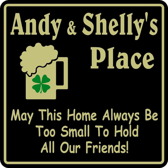 New Personalized Custom Name Irish Place For Friends  Bar Beer Pub Gift Sign #33