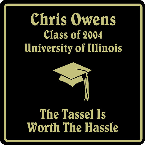 PERSONALIZED GRADUATION GIFT SCHOOL HS COLLEGE SIGN  #5