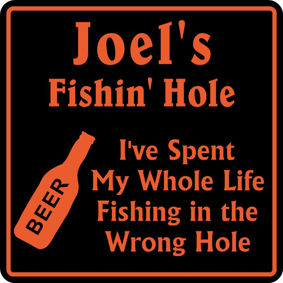 New Personalized Name Sign Fishing Bar Beer Tavern Pub Gift Wall Sign #6