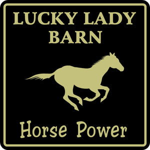 Personalized Custom Name Horse Stable Barn Ranch Farm Equestrian Sign #6