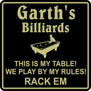 New Personalized Custom Name Pool Room Billiards Bar Beer Pub Gift Sign #5
