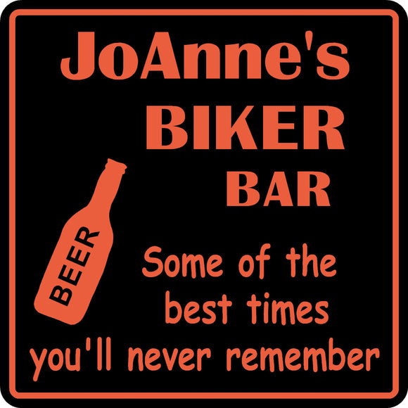 Personalized Custom Name Motorcycle Biker Bike Best Times Bar Beer Gift Sign #6
