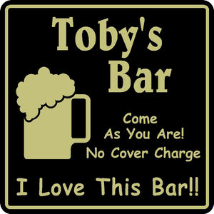 New Personalized Custom Name I Love This Bar Beer Pub  Sign # 3