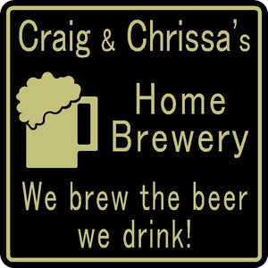 New Personalized Custom Name Home Brewery Bar Craft Beer Pub Gift Sign #36